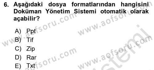 Ulusal Yargı Ağı Projesi 1 Dersi 2019 - 2020 Yılı (Vize) Ara Sınav Soruları 6. Soru