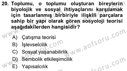 Gastronominin Temelleri Dersi 2021 - 2022 Yılı (Final) Dönem Sonu Sınav Soruları 20. Soru