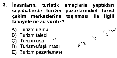 TSH205U Turizm Ulaştırması çıkmış sınav sorusu 3