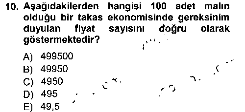 IKT305U Para Teorisi çıkmış sınav sorusu 2