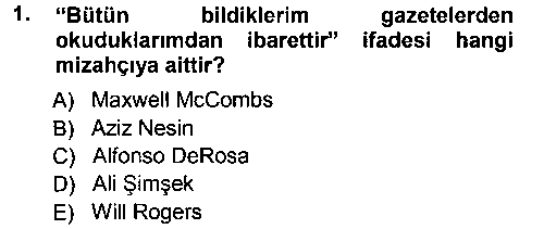 SYT103U Spor ve Medya İlişkisi çıkmış sınav sorusu 1