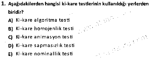 İŞL2004 İstatistik Analiz çıkmış sınav sorusu 1
