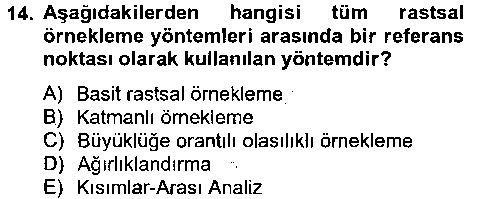 ARY404U Uluslararası İlişkilerde Araştırma Yöntemleri çıkmış sınav sorusu 2