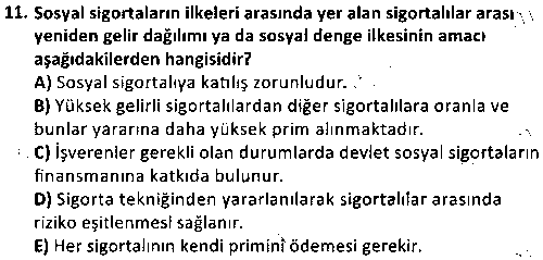 SOH1006 Sosyal Hizmet Mevzuatı çıkmış sınav sorusu 3