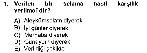 SOS320U Sosyal Davranış ve Protokol çıkmış sınav sorusu 1