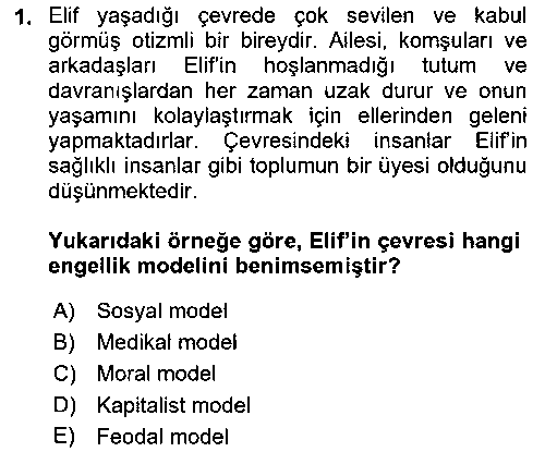 EBR202U Engelli Mevzuatı ve Meslek Etiği çıkmış sınav sorusu 1