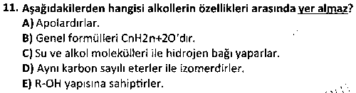 LAB1010 Veteriner Biyokimya çıkmış sınav sorusu 3