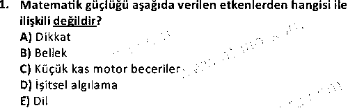 CGE2002 Özel Gereksinimli Çocuklar ve Eğitimi çıkmış sınav sorusu 1