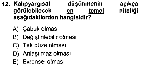 PSI201U Sosyal Psikoloji 1 çıkmış sınav sorusu 3