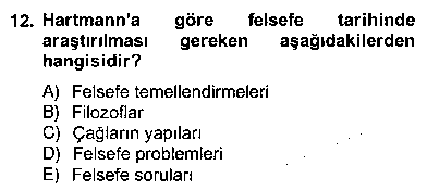 FEL406U Türkiye´de Felsefenin Gelişimi 2 çıkmış sınav sorusu 3