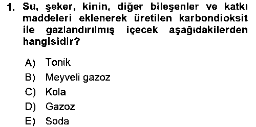 ASC210U İçecek Bilgisi çıkmış sınav sorusu 1