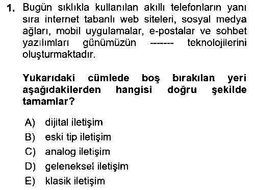 SMY207U Dijital Tasarım çıkmış sınav sorusu 1