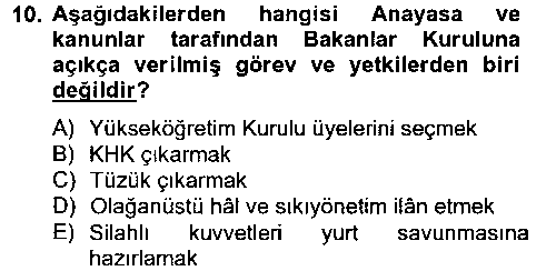 HUK122U Temel İdare Hukuku çıkmış sınav sorusu 1