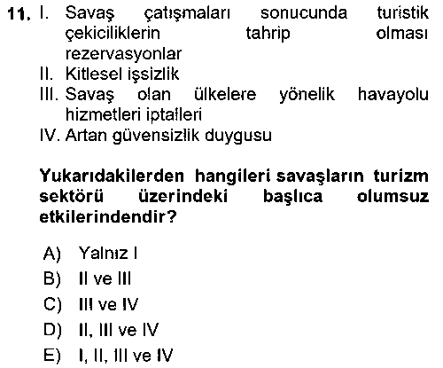 TRZ112U Turizm Ve Güvenlik çıkmış sınav sorusu 3
