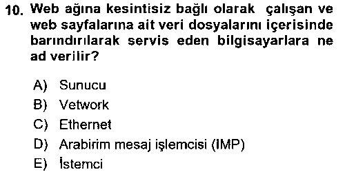 WTK207U Web Tabanlı Kodlama çıkmış sınav sorusu 2
