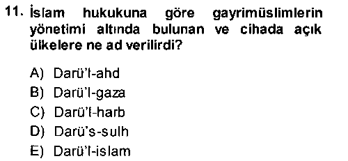TAR311U Osmanlı Diplomasisi çıkmış sınav sorusu 2