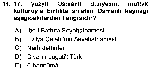 ASC202U Osmanlı Mutfağı çıkmış sınav sorusu 3
