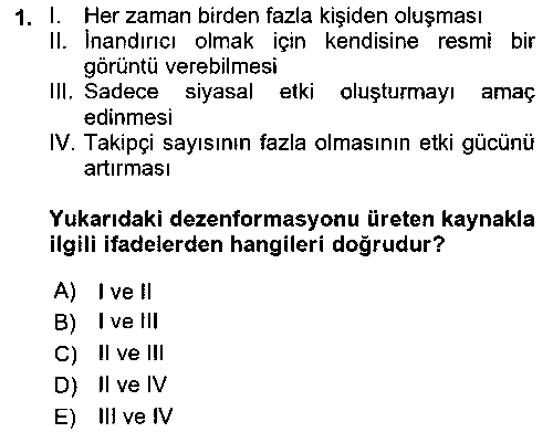 SMY201U Sosyal Medya ve Propaganda çıkmış sınav sorusu 1