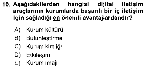 HIT207U Halkla İlişkilerde Güncel Kavramlar 1 çıkmış sınav sorusu 2