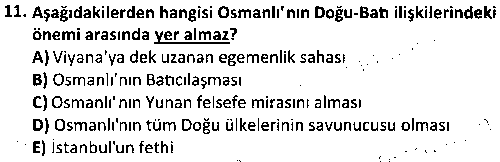 SOS4001 Bilgi Sosyolojisi çıkmış sınav sorusu 3