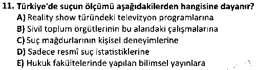 OGK1008 Kriminoloji çıkmış sınav sorusu 3