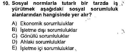 HIT206U Kurumsal Sosyal Sorumluluk çıkmış sınav sorusu 2