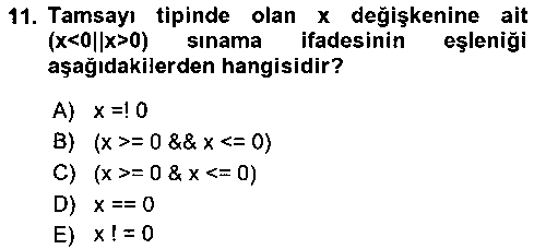 YBS306U İleri Programlama çıkmış sınav sorusu 3