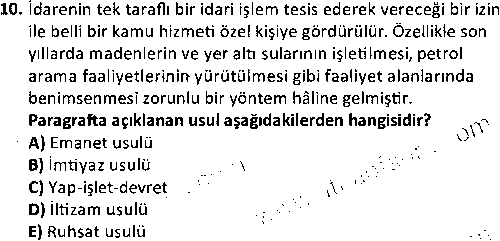OGK2002 Özel Güvenlik Hukuku çıkmış sınav sorusu 2