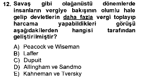 MLY202U Vergi Teorisi çıkmış sınav sorusu 3