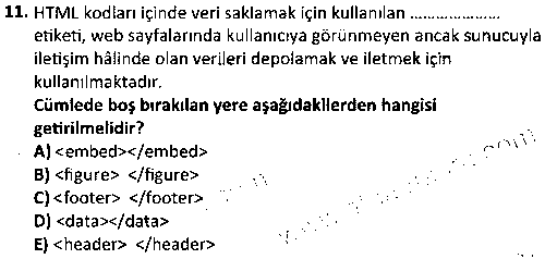 WTK1008 Duyarlı Web Tasarımı çıkmış sınav sorusu 3