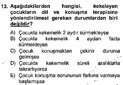 OKO204U Erken Çocukluk Döneminde Gelişim 2 çıkmış sınav sorusu 3
