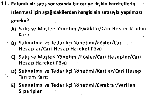 MVU2002 Paket Programlar 2 çıkmış sınav sorusu 3