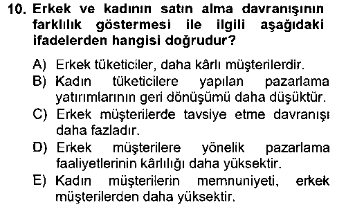 PMY104U Perakendeciliğe Giriş çıkmış sınav sorusu 2