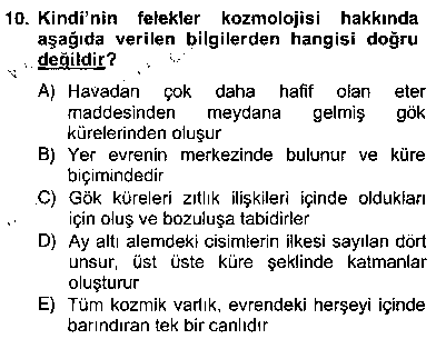 FEL206U Ortaçağ Felsefesi 2 çıkmış sınav sorusu 2