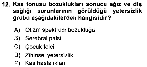 EBR205U Çoklu Engellilerin Bakım ve Rehabilitasyonu çıkmış sınav sorusu 3