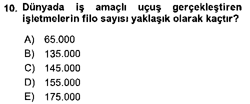 HIS404U Genel Havacılık çıkmış sınav sorusu 2