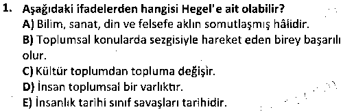 SOS3005 İnsan ve Toplum Felsefesi çıkmış sınav sorusu 1
