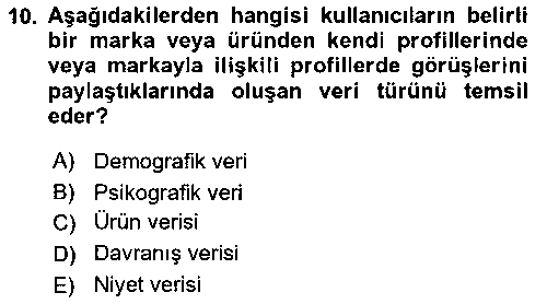 SMY209U Sosyal Medya Araçları çıkmış sınav sorusu 2