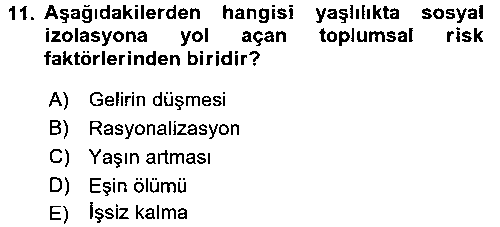 YAB202U Psiko-Sosyal Rehabilitasyon çıkmış sınav sorusu 2