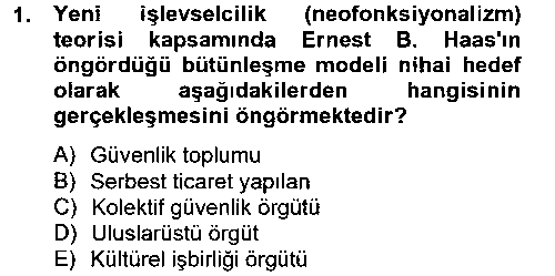 ULI302U Uluslararası Örgütler çıkmış sınav sorusu 1