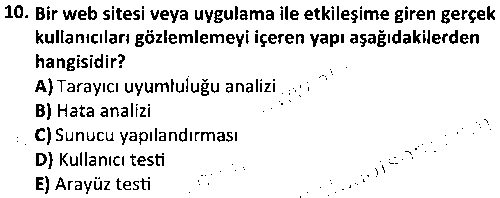 WTK1010 Web Yayıncılığı çıkmış sınav sorusu 2