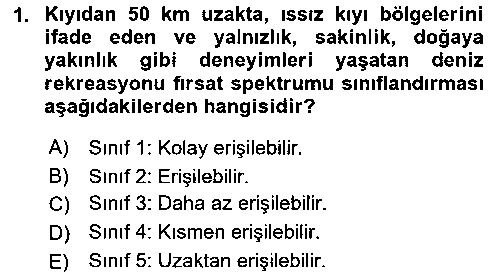 TRZ208U Deniz Turizmi İşletmeciliği çıkmış sınav sorusu 1