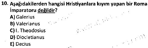 TAR2008 Ortaçağ Avrupa Tarihi çıkmış sınav sorusu 2