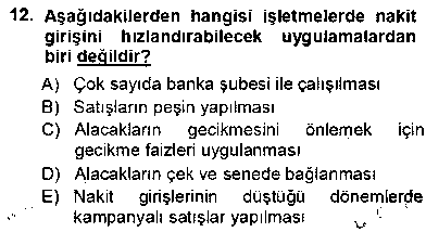 FIN203U Girişim Finansmanı çıkmış sınav sorusu 3