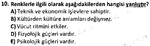 BYYA2007 İkna ve İkna Psikolojisi çıkmış sınav sorusu 2