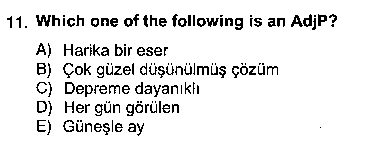 TUR402U Türkçe Tümce Bilgisi Ve Anlambilim çıkmış sınav sorusu 3