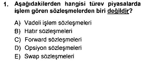 MSP201U Menkul Kıymet Yatırımları çıkmış sınav sorusu 1