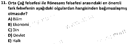 SOS3004 Aydınlanma Felsefesi çıkmış sınav sorusu 3
