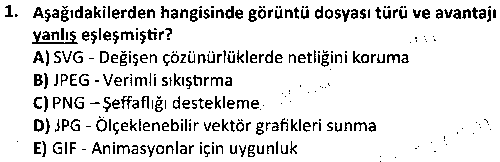 WTK1010 Web Yayıncılığı çıkmış sınav sorusu 1