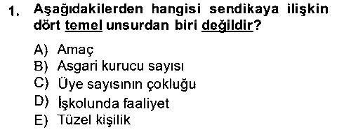 HUK302U Toplu İş Hukuku çıkmış sınav sorusu 1
